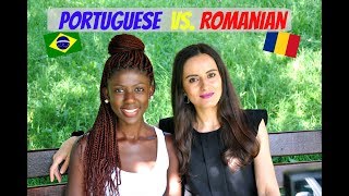 Brasileira e Romena falando português  Desafio da lingua romena e português brasileiro nordestino [upl. by Hock]