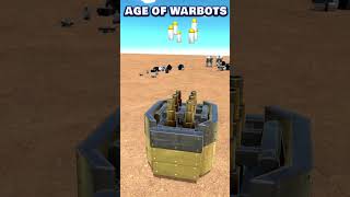 Transforming missile launcher blowing up enemy warbots  Age of Warbots battlesimulator [upl. by Aime264]