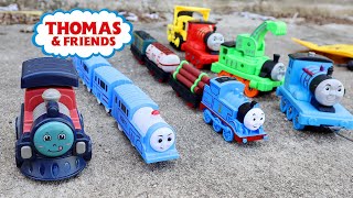 Serunya Bermain Koleksi mainan Kereta Api Thomas amp Friends Unboxing Mainan Seru Kereta Api [upl. by Euqinomod]