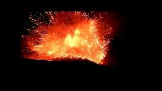 Giant lava bubble explosion  Etna volcano paroxysm nr 16 1617 Nov 2013 [upl. by Jade]