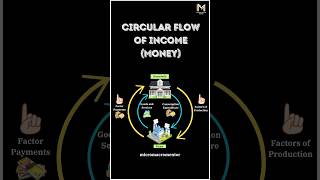 Circular Flow of Income  Chapter 1  Macroeconomics  National Income  Class 12  CUET shorts [upl. by Truman]