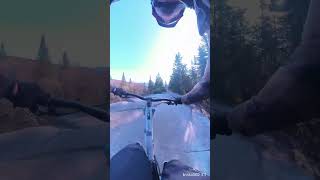 Monster Trucking for the View mtb ebike enduro fall cold views [upl. by Eirak]