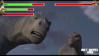 Dinosaur 2000 Final Battle with healthbars [upl. by Nilo]