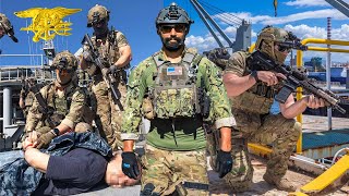 US Navy SEALS Try Airsoft amp DESTROY Everyone With Realistic GBB 249 Teamwork [upl. by Rois]