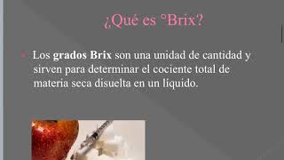 Grados Brix [upl. by Derej474]