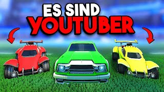 GUESS THE RANK aber alle REPLAYS SIND YOUTUBER 🤯 Rocket League [upl. by Ashling]