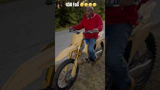 Unc was too ready for the 450 😂 suzuki 450 bikelife dirtbikelife dirtbike fyp viral foryou [upl. by Dex]