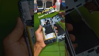 Moto G82 5g Green line problem Display Repairing 🔥🔥 shorts ytshorts greenalien moto [upl. by Berhley820]