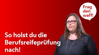 Berufsreifeprüfung machen So gehts [upl. by Vtehsta429]