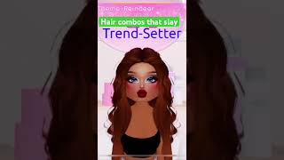 dti hairstyle roblox Hair combos that slay [upl. by Ahsimit]