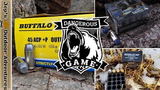 45 ACP for Bear Protection amp Wilderness Carry  Caliber Discussion Ep 7 [upl. by Mairym]