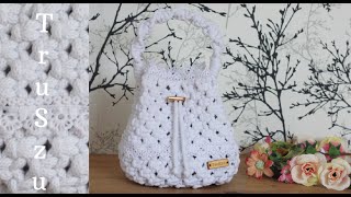 Torebka Komunijna MAKRAMA DIY  Mała Torebka dziewczęca  First Communion Purse Macrame BAG [upl. by Steinway]