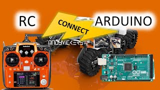 How to use an RC Transmitter with Arduino Lesson 18 [upl. by Almita]