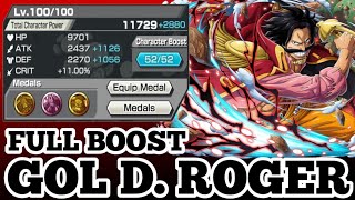 FULL BOOST GOL D ROGER GAMEPLAY [upl. by Rehpotisrhc]