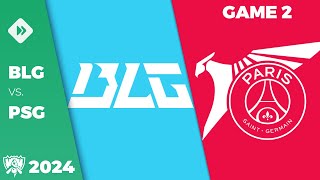 Bilibili Gaming vs ⁠PSG Talon Game 2  World Championship 2024 Swiss Stage Day 7  BLG vs PSG G2 [upl. by Martelle]