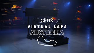 citrix Virtual Lap Max Verstappen at the Australian Grand Prix [upl. by Dlaner549]