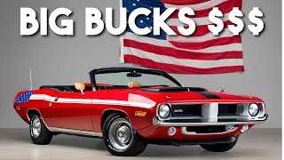 10 Most EXPENSIVE American Muscle Cars Ever Sold  How Much [upl. by Sabelle]