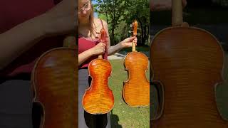 Finished these two beauties yesterday viola violin bergonzi guarneri münchen [upl. by Ellingston]