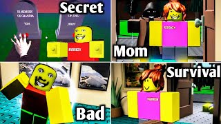 Roblox Weird Strict Dad Chapter 2 All 3 Endings  Weird Strict Dad Chapter 2 Mom Secret Bad Ending [upl. by Notnirt]