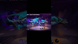 Blue flame dragon AK47👀☠️☠️freefire ffviews freefireclips yutubeshorts garenafreefire viewscli [upl. by Noellyn]