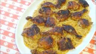 BBQ Chicken Spaghetti [upl. by Eanad]