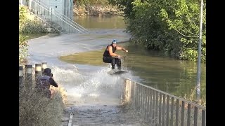 Winching floods at Bratislava [upl. by Ativ]