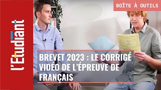 Brevet 2023  le corrigé de lépreuve de français [upl. by Eibob]