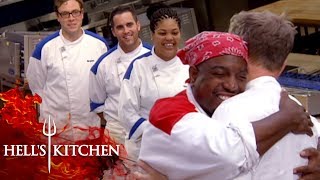 The Most Wholesome Elimination Ever  Hells Kitchen [upl. by Esereht]