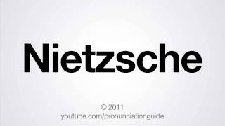 How to Pronounce Nietzsche [upl. by Avik]