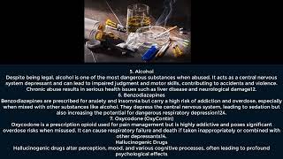 The most dangerous types of drugs and hallucinogenic drugs in the world [upl. by Yrret]