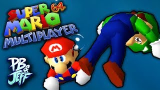 LUIGI DROWNED RIP  Mario 64 MULTIPLAYER HACK Part 2 [upl. by Okemak]