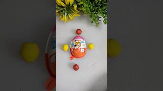 Center fruit amp Cricket Ball candy amp kinder Joy Box Popsicle viralvideo youtubeshorts [upl. by Ariad]