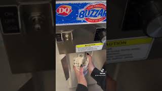 How to make the new blizzard at Dairy Queen shorts  morgannbook [upl. by Lalo873]