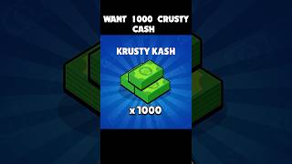 Get 1000 Crusty Cash 🤑💵 shorts brawlstars crustycash [upl. by Eninnaej]