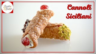 CANNOLI SICILIANI  Ricetta Tradizionale  Ricotta amp Grano [upl. by Amling]