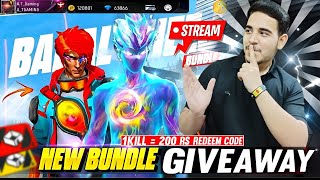 FREE FIRE LIVE FROSTFIRE BUNDLE EVENTGIVEAWAYCUSTOM ROOM TEAMCODE FF GIVEAWAYlokeshgamerlive [upl. by Coffeng]