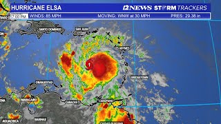 Holiday weekend weather forecast Hurricane Elsa update with 12News StormTrackers [upl. by Gaige]