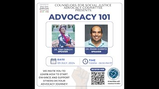 Advocacy Committee Presents Advocacy 101 with Dr Onikoyi and Dr Gorritz [upl. by Tuckie864]