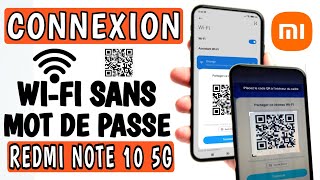 comment partager un code qr wifi sans mot de passe sur redmi 10 5G [upl. by Newo]