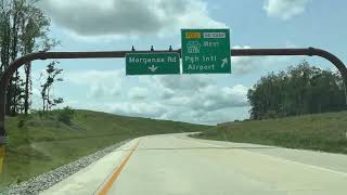 Driving from I79S to the National Cemetery of the Alleghenies [upl. by Imoin]