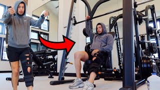 Getting Back IN The Gym After My Leg Injury [upl. by Schreibman]