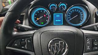 2013 Buick Verano Oil Change Maintenance Light Reset Procedure Turn Off [upl. by Suolekcin]