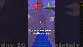 Day 29 of Completely Flooding a Large World in Terraria [upl. by Booze]