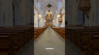 Jesuit Church Jesuitenkirche Baroque Architecture Lucerne Switzerland Shorts [upl. by Wind368]