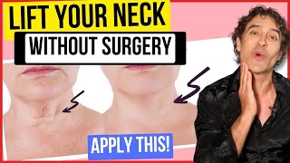 APPLY THIS TO TIGHTEN YOUR NECK 🌱 NeckLift [upl. by Adnolor]