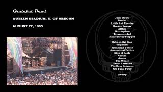 19930822  Grateful Dead Live at Autzen Stadium U of Oregon [upl. by Kahl]