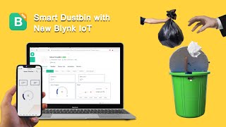 Building a Smart Dustbin with IoT using Blynk 20 and ESP32NodeMCU ESP8266  Method 2 [upl. by Aehsrop572]