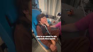 Speech therapy medicallycomplex tobiieyetracker speechtherapy notnice cerebralpalsywarrior [upl. by Bishop]