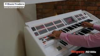 Ringway RS1000e  Factory Presets A Organ Sounds [upl. by Gery887]