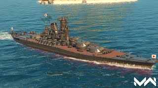 IJN Yamato  Old Battleship but can still fight Modern Ships  Modern Warships [upl. by Melanie]